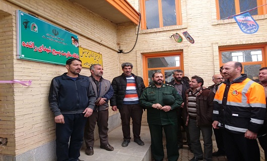 افتتاح پایگاه بسیج شهدای راننده در پایانه کالا همدان