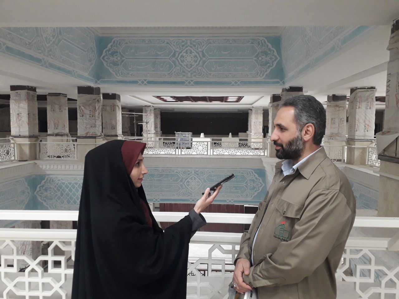 پنجشنبه/////////////بهره برداری کتابخانه صحن حضرت زهرا تا پایان امسال