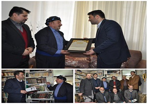 دیدار مدیر کل فرهنگ و ارشاد اسلامی کردستان با پیشکسوت رسانه