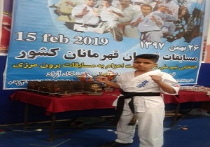 دعوت دانش آموز اهوازی به تیم ملی کاراته