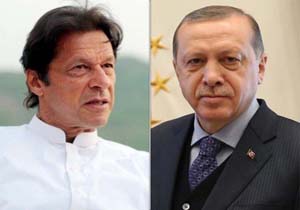 گفتگوی تلفنی اردوغان و عمران خان درباره تنش&zwnj;های هند و پاکستان