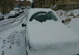 بارش برف در آذربایجان شرقی