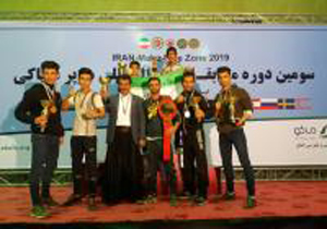 کسب ۶ نشان در مسابقات بین المللی رزمی سوپر ساباکی