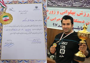 درخشش آتش نشان ساروی در مسابقات کشوری ورزش‌های پهلوانی