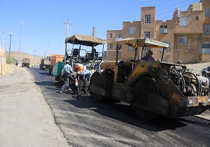 آغاز عملیات آسفالت ۴۰ هزار متر مربع از معابر شهر خوسف