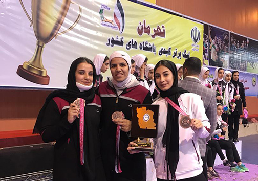 بانوان فارس، بر سکوی سوم کبدی کشور