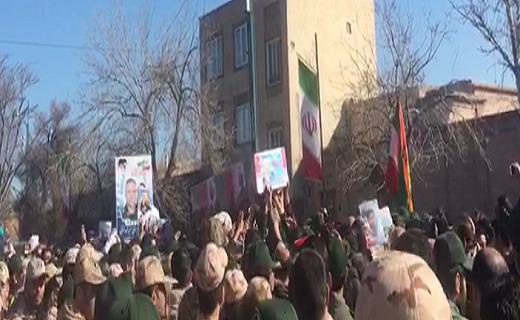 استقبال از پیکر مطهر شهید &laquo;حمید محمدرضایی&raquo; در قزوین