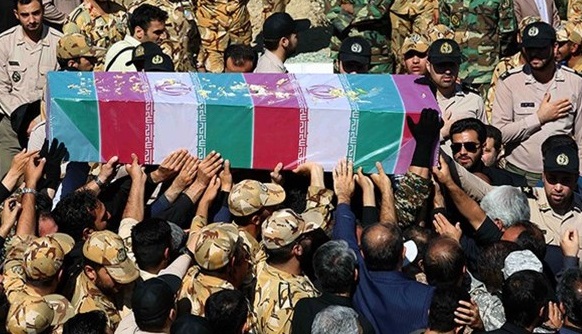 تشیع پیکر مطهر شهید مرزبانی در چناران