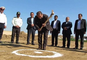 کلنگ زنی احداث دبیرستان ۹ کلاسه در شهر بستان