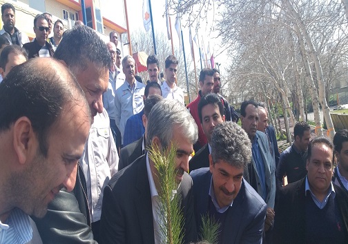 مراسم روز درختکاری در باشگاه سایپا برگزار شد + تصاویر