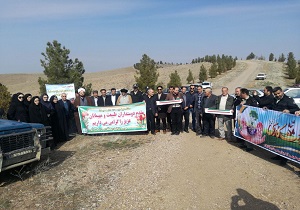 مراسم روز درختکاری در پارک جنگلی میاندوآب برگزار شد