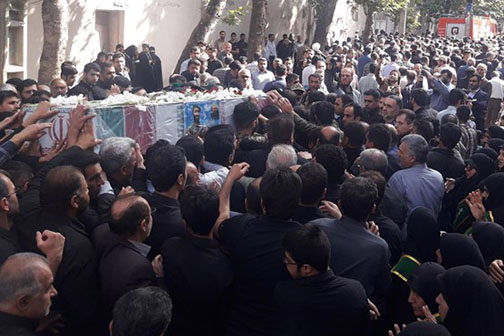 برگزاری مراسم استقبال ۴ شهید گمنام در گلستان