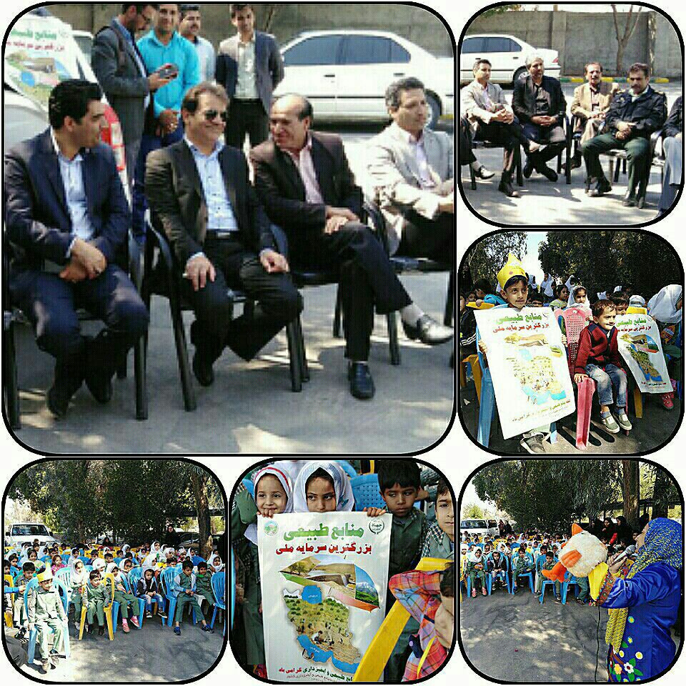 کاشت نهال توسط کودکان به مناسبت روز درختکاری در جیرفت