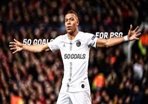تمام 50گل امباپه در پاری‌سن‌ژرمن + فیلم