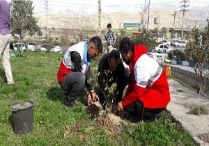 استقبال خوب شهروندان از مراسم روز درخت کاری در ایذه