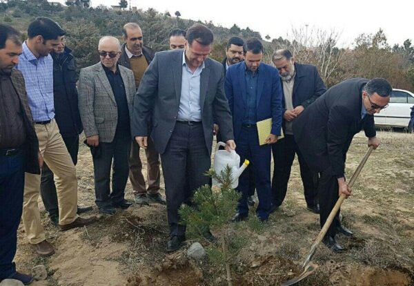 زیباسازی و انبوه‌کاری آرامستان‌های تبریز