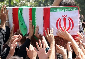 دانشگاه علوم پزشکی خرم آباد میزبان پیکرپاک دوشهید گمنام