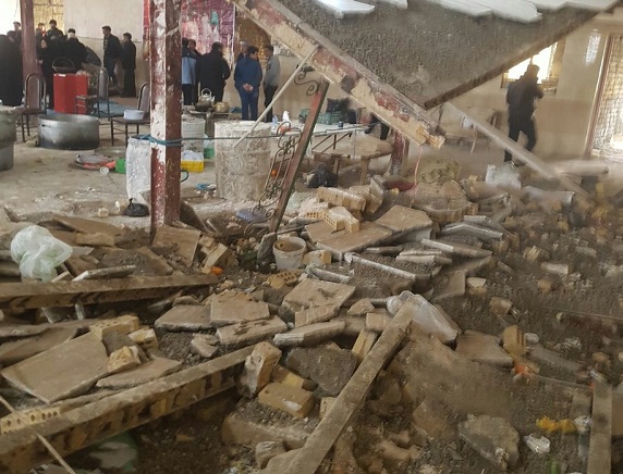 حادثه ریزش سقف در نوبران ساوه