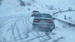 در کلیه محورهای مواصلاتی استان بارش برف گزارش شده است