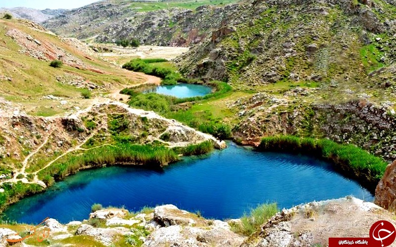 تالاب فیروزه&zwnj;ای سیاه گاو، تنها آکواریوم طبیعی دنیا در آبدانان/دریاچه&zwnj;ای دو قلو در دامنه&zwnj;های عروس زاگرس