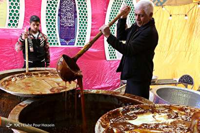 پخت سمنو در شیراز