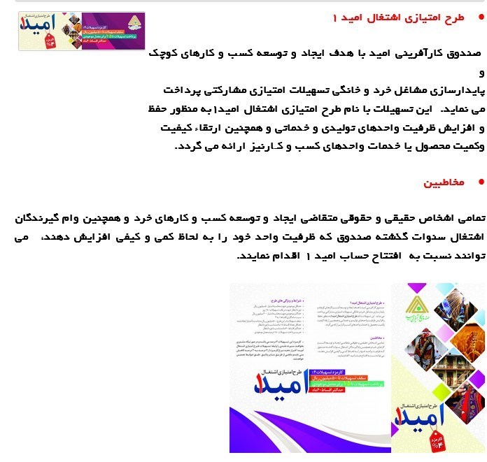 جزئیات جدید از چگونگی دریافت تسهیلات اشتغال + تصاویر