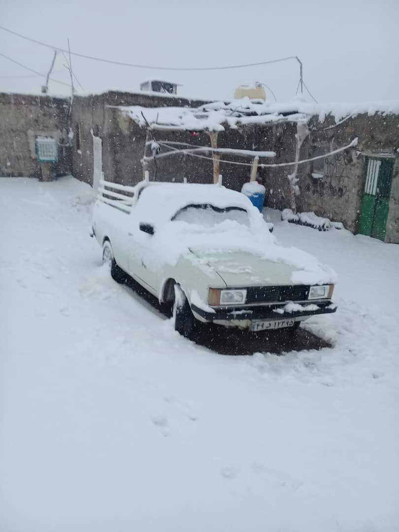 بارش برف ارتفاعات زاهدان و خاش را سفید پوش کرد