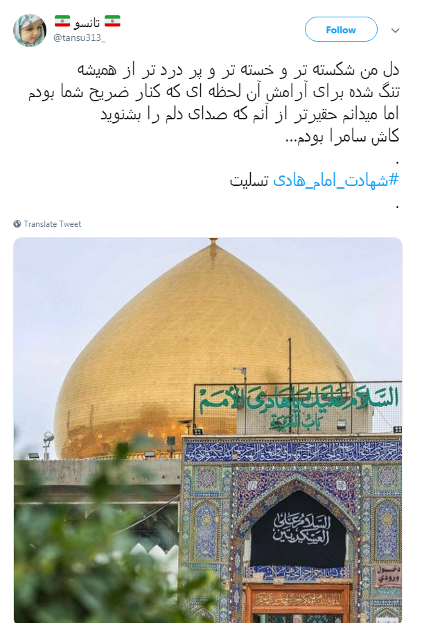 #شهادت_امام_هادی| هادی اگر تویی که کسی گُم نمی شود