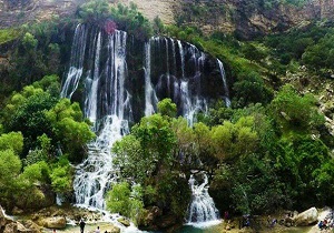 آبشار زیبای "شِوی"، بزرگترین آبشار طبیعی خاورمیانه + فیلم