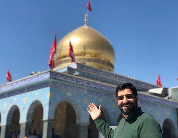دعای مداح سرشناس در حرم حضرت رقیه(س)