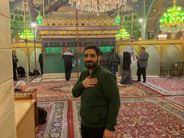 دعای مداح سرشناس در حرم حضرت رقیه(س)