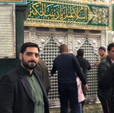 دعای مداح سرشناس در حرم حضرت رقیه(س)
