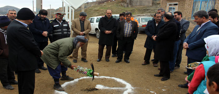 آغاز عملیات اجرایی دو مدرسه روستایی در فریمان