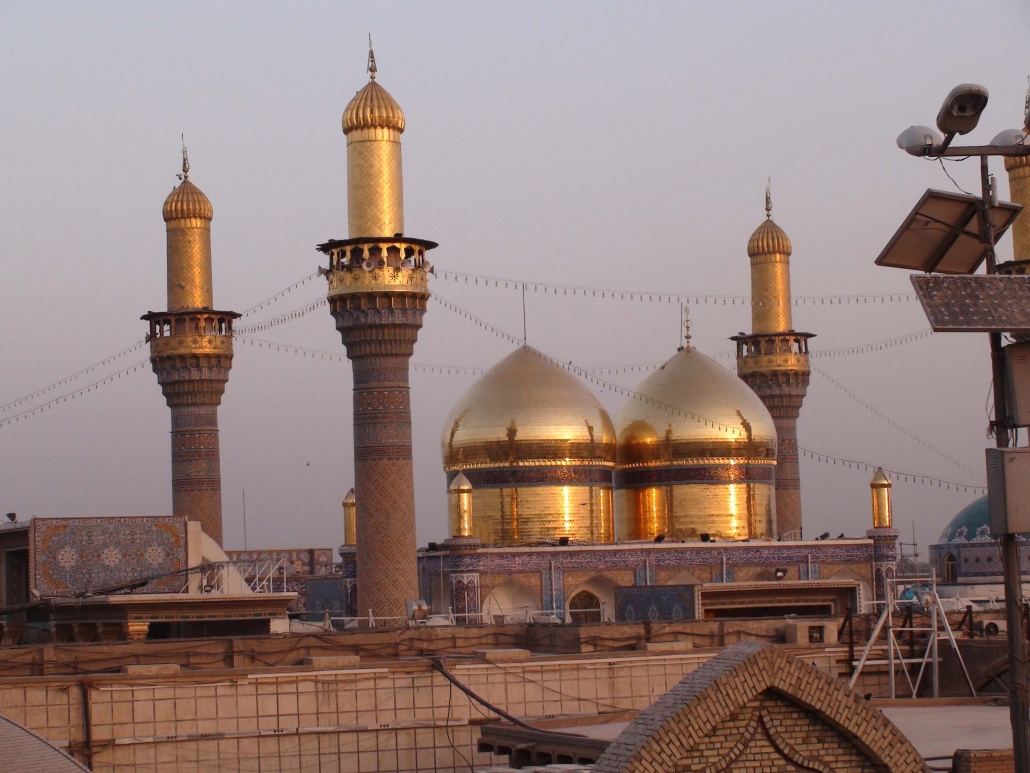 تصویر هوايى بسیار زیبا از شهر سامرا