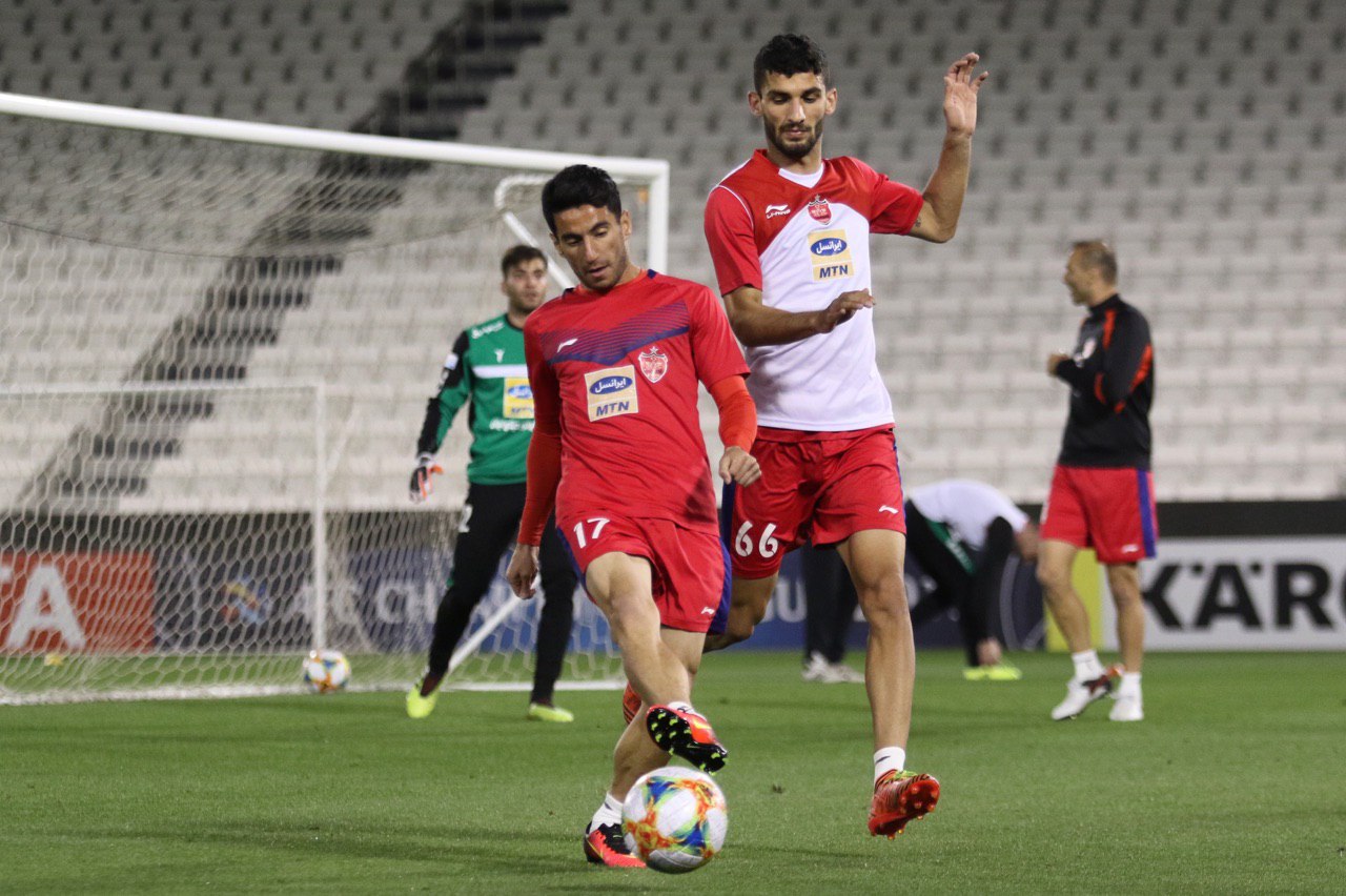 انجام تمرین ویژه پرسپولیس برای بازی با السد