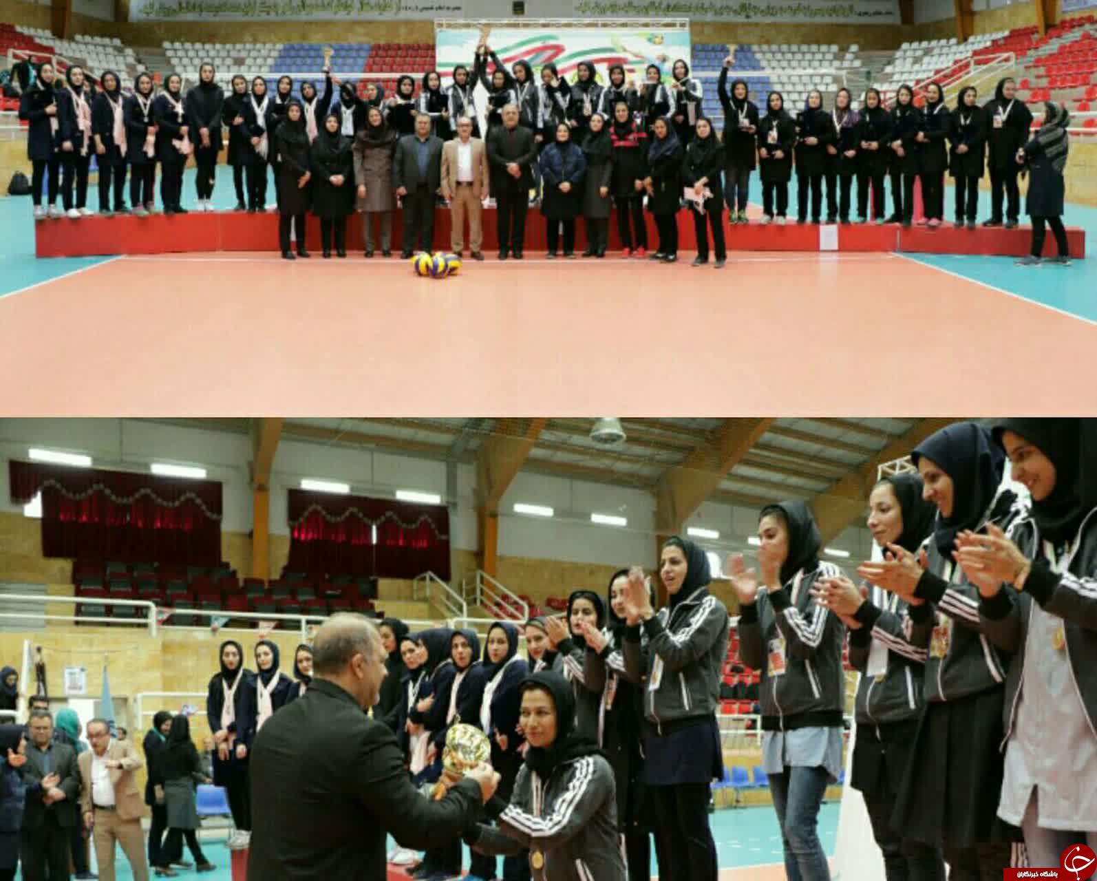 بانوان والیبالیست کرمانی فاتح رقابت های دستگاه های اجرایی کشور