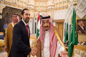 دیدار پادشاه عربستان با نخست وزیر لبنان