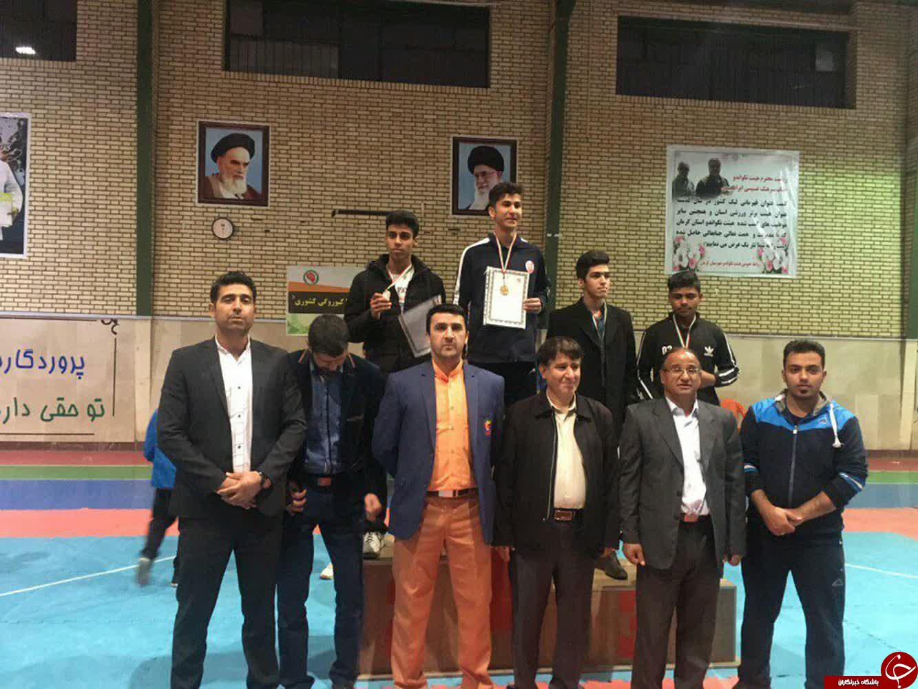 پایان مسابقات تکواندو قهرمانی نوجوانان استان کرمان
