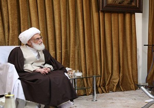 دیدار آیت الله نوری همدانی با آیت الله شبیری زنجانی
