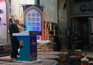 آغاز سخنرانی فرمانده قرارگاه حمزه سید الشهدا (س)