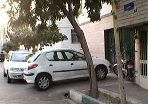 برخورد پلیس قزوین با پارک و تردد وسایل نقلیه در پیاده رو