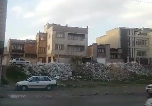 خودنمایی نخاله‌های ساختمانی مجاورت منازل مسکونی + فیلم