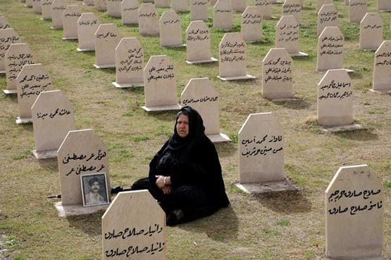 برگزاری مراسم یادبود قربانیان حمله شیمیایی صدام به شهر حلبچه