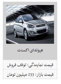 جدیدترین قیمت محصولات کرمان موتور در بازار (۲۶ اسفند ۹۷)