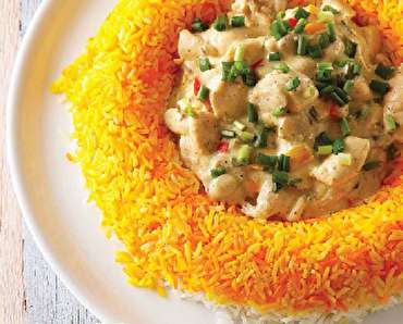 طرز تهیه پلوی قالبی فرانسوی