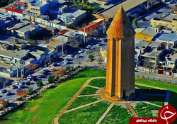 جذاب ترین برج آجری جهان پذیرای گردشگران داخلی و خارجی / میل گنبد با قدمتی هزار ساله
