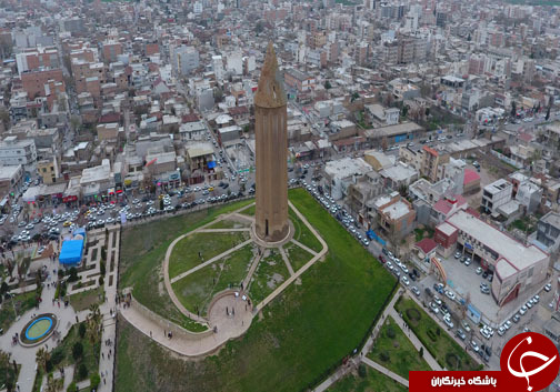 جذاب ترین برج آجری جهان پذیرای گردشگران داخلی و خارجی / میل گنبد با قدمتی هزار ساله