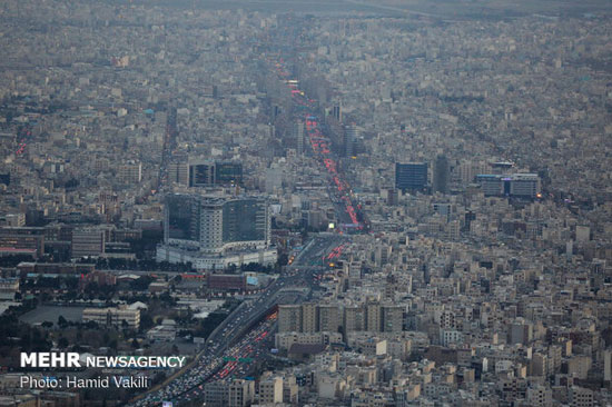 گره کور ترافیک پایتخت در نفس&zwnj;های آخر سال ۹۷ + تصاویر
