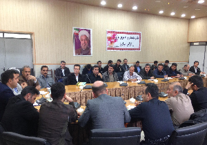 آخرین نشست مشورتی دهیاران بخش خلیفان در سال ۹۷