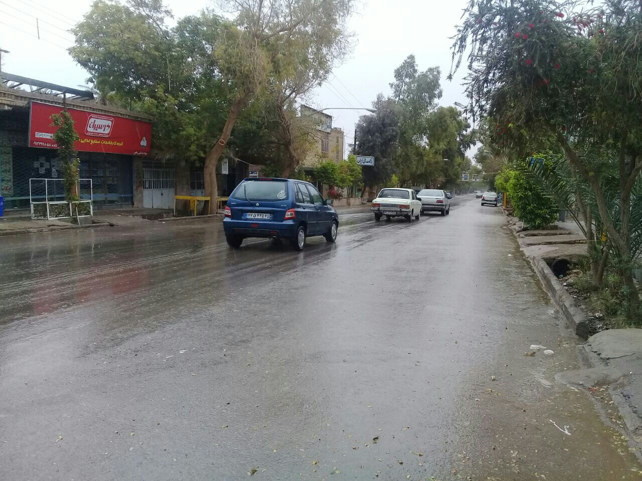 پوشش کامل بارندگی در جاده&zwnj;های استان کرمان